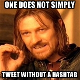 tweet without hashtag